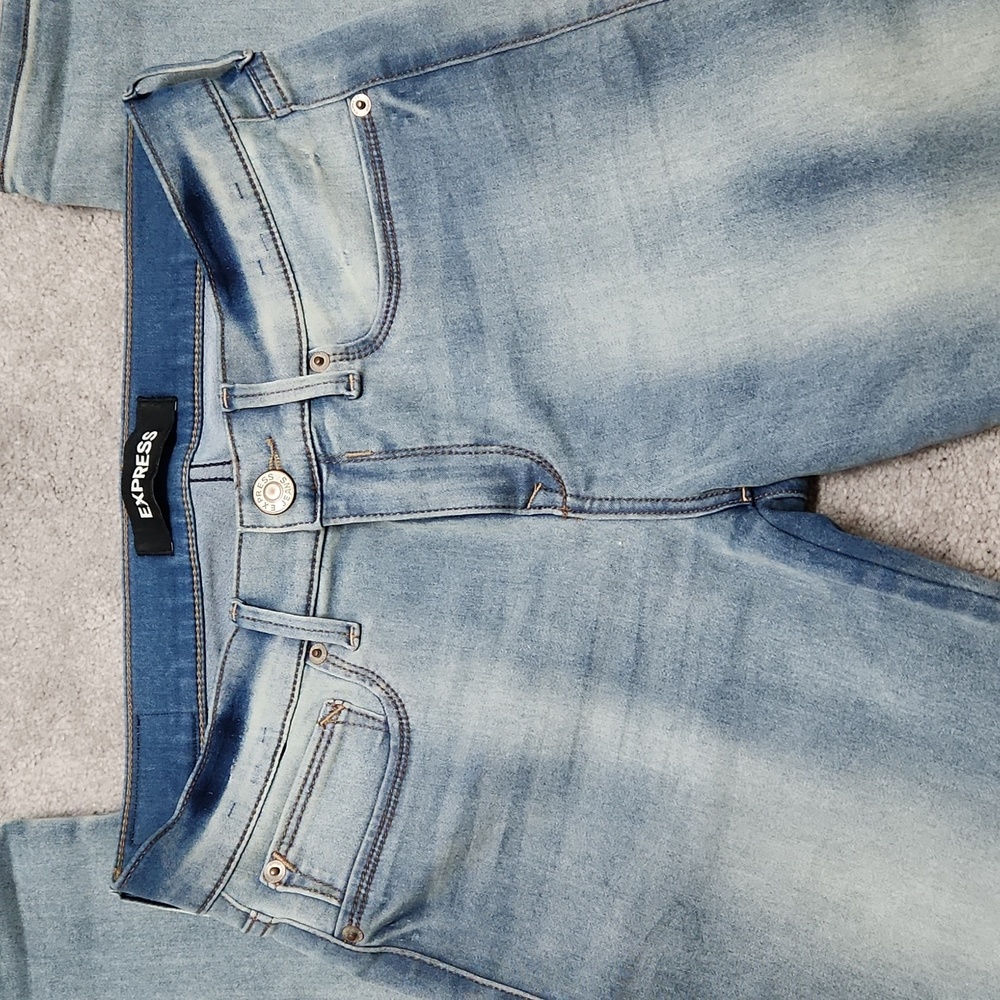 Express Mid Rise Jean Legging 4R Stretch